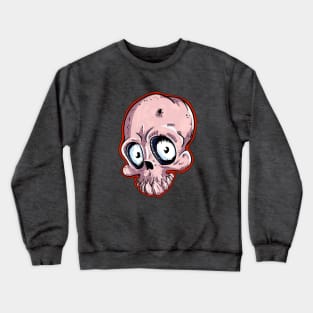 Side Eye Skull Guy Crewneck Sweatshirt